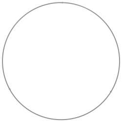 Anneau de jardinière Argenté 80 x 80 x 20 cm Acier galvanisé 555432555432