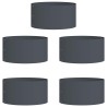 Anneau de jardinière 5 pcs Anthracite 40 x 40 x 20 cm 555434555434