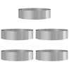 Anneau de jardinière 5 pcs Argenté 80 x 80 x 20 cm 555437555437