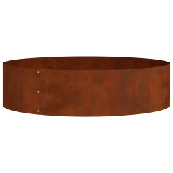 Anneau de jardinière Marron 80 x 80 x 20 cm Acier patiné 555439555439