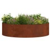 Anneau de jardinière Marron 80 x 80 x 20 cm Acier patiné 555439555439