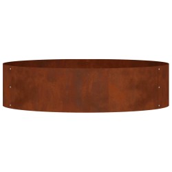 Anneau de jardinière Marron 80 x 80 x 20 cm Acier patiné 555439555439