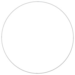 Anneau de jardinière Argenté 120 x 120 x 20 cm Acier galvanisé 555440555440