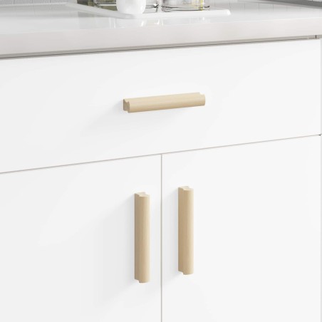 Poignée Droite 2 pcs Couleur Bois Naturel 130 x 25 x 30 mm 555448555448