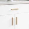 Poignée Droite 2 pcs Couleur Bois Naturel 130 x 25 x 30 mm 555448555448