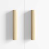 Poignée Droite 2 pcs Couleur Bois Naturel 130 x 25 x 30 mm 555448555448