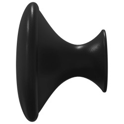 Poignée 12 pcs Noir Ø30 mm Aluminium 555451555451