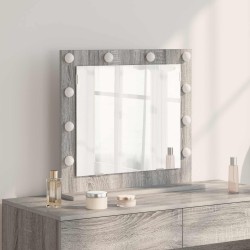Miroir de vanité Rectangulaire Gris Sonoma 60 x 55 x 18 cm 555452555452