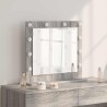 Miroir de vanité Rectangulaire Gris Sonoma 60 x 55 x 18 cm 555452555452