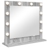Miroir de vanité Rectangulaire Gris Sonoma 60 x 55 x 18 cm 555452555452