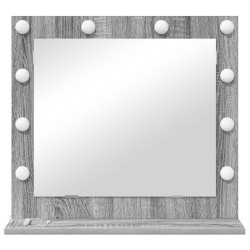 Miroir de vanité Rectangulaire Gris Sonoma 60 x 55 x 18 cm 555452555452