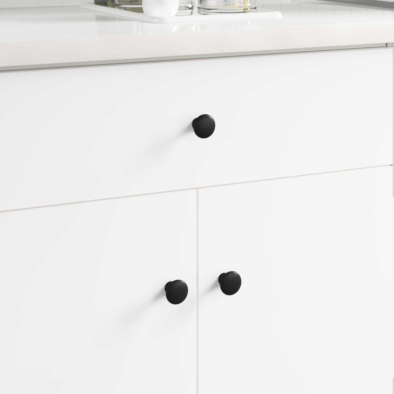 Poignée 1461 pcs Noir Ø30 mm Aluminium 555453555453