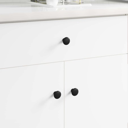 Poignée 1461 pcs Noir Ø30 mm Aluminium 555453555453