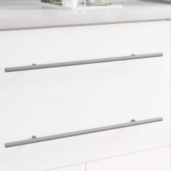 Poignée 2 pcs Argenté 500 mm Acier 555457555457