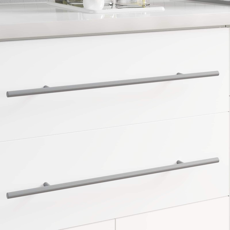 Poignée 2 pcs Argenté 500 mm Acier 555457555457