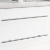 Poignée 2 pcs Argenté 500 mm Acier 555457555457