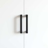 Poignée Uni 2 pcs Noir 380 x 34 x 85 mm Aluminium et PP 555459555459