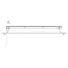 Cadre de store électrique avec LED Blanc 3 x 2 m Aluminium 555460555460