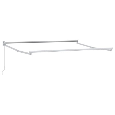 Cadre de store rétractable manuel Blanc 2,5 x 2 m Aluminium 555461555461