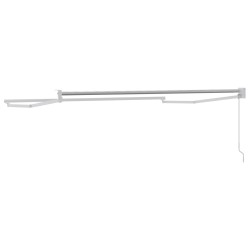 Cadre de store rétractable manuel Blanc 2,5 x 2 m Aluminium 555461555461
