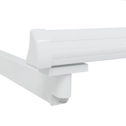 Cadre de store rétractable manuel Blanc 2,5 x 2 m Aluminium 555461555461