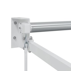 Cadre de store rétractable manuel Blanc 2,5 x 2 m Aluminium 555461555461
