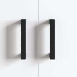 Poignée de meuble 2 pcs Noir 105 x 12 x 36 mm Fer 555462555462