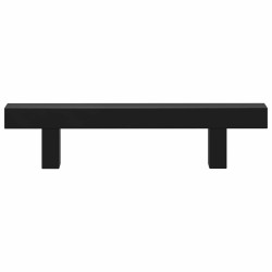 Poignée de cabinet 2 pcs Noir 150 x 12,3 x 35,2 mm 555472555472