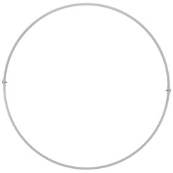 Anneau de jardinière Blanc 40 x 40 x 20 cm Acier laminé à froid 555474555474