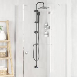 Système de Douche Noir 47 x 20 x 95 cm Acier inoxydable 555475555475