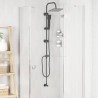 Système de Douche Noir 47 x 20 x 95 cm Acier inoxydable 555475555475