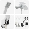 Ensemble de Douche Chrome G 1 / 2 pouces 555476555476