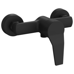 Robinet de Douche Mixer Noir G 1 / 2 pouces Laiton 555477555477