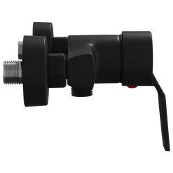 Robinet de Douche Mixer Noir G 1 / 2 pouces Laiton 555477555477