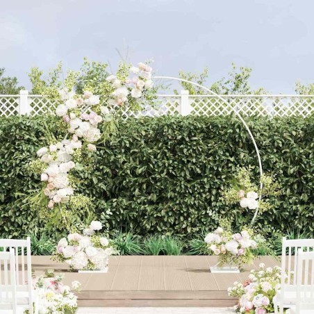 Arche de mariage Blanc 220 x 45 x 200 cm Acier 555481555481
