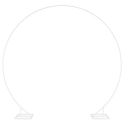 Arche de mariage Blanc 220 x 45 x 200 cm Acier 555481555481