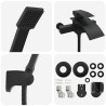 Ensemble de Douche Noir G 1 / 2 pouces 555486555486