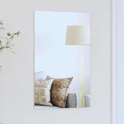 Miroir mural Rectangulaire 40 x 60 cm verre trempé 555488555488