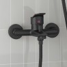 Robinet de Douche Mixer Noir G 1 / 2 pouces 555494555494