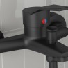 Robinet de Douche Mixer Noir G 1 / 2 pouces 555494555494