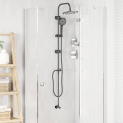 Système de Douche Noir 47 x 20 x 95 cm Acier inoxydable 555495555495