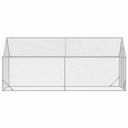 Cage à poules Argent 200x170x177cm Acier galvanisé 555498555498