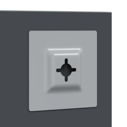 Miroir mural Rectangulaire 30 x 100 cm verre trempé 555502555502