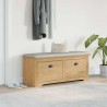 Banc de couloir avec tiroir BODO Marron miel 118 x 40 x 50 cm 555503555503
