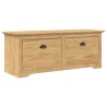 Banc de couloir avec tiroir BODO Marron miel 118 x 40 x 50 cm 555503555503