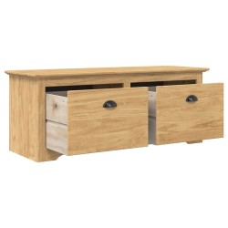 Banc de couloir avec tiroir BODO Marron miel 118 x 40 x 50 cm 555503555503