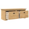 Banc de couloir avec tiroir BODO Marron miel 118 x 40 x 50 cm 555503555503