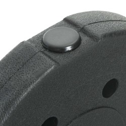 Plaques de poids 10 kg 4 pcs 10kg Noir Ciment et sable de fer 555505555505