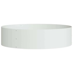 Anneau de jardinière Blanc 80 x 80 x 20 cm Acier laminé à froid 555506555506