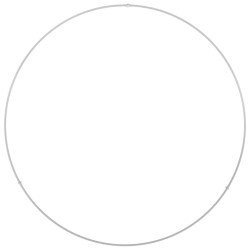 Anneau de jardinière Blanc 80 x 80 x 20 cm Acier laminé à froid 555506555506